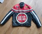Uniek Lucky Strike Racing Motorjack, Ophalen of Verzenden, Jas | leer