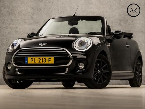 MINI Cabrio 1.5 Cooper Black Sport Automaat (NAVIGATIE, LED, Auto's, Mini, Bedrijf, Te koop, Cabrio, ABS, Airbags, Airconditioning