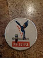 PHILIPS MiniWatt. Mathieu Clement Zakspiegeltje uit 1928, Ophalen of Verzenden, Gebruikt, Reclamebord
