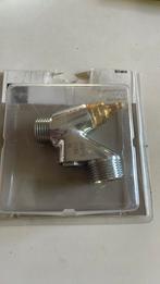 Wasmachinekraan 1/2” x 3/4” met beluchter nieuw Plieger, Ophalen of Verzenden, Nieuw, Chroom, Kraan