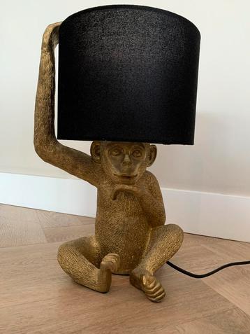 Hele gave apenlamp goud zwarte kap beschikbaar voor biedingen