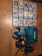N64 Clear Blue Editie + 15Games (2x Mario Kart 64), Spelcomputers en Games, Spelcomputers | Nintendo 64, Ophalen