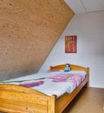Massief houten bed 140x200 cm, Huis en Inrichting, Slaapkamer | Bedden, Ophalen, Gebruikt, Bruin, Tweepersoons
