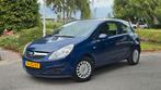 Opel Corsa 1.0 12V 3D 2008 Blauw 45800 km NAP! APK 02-2026, Auto's, Opel, Voorwielaandrijving, Zwart, Blauw, Origineel Nederlands