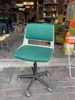 Vintage jaren 70 groene space age Gispen bureau stoel, Ophalen, Gebruikt, Overige kleuren, Vintage