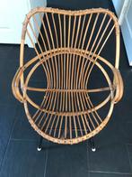 Vintage rohe noordwolde rotan stoel, Tuin en Terras, Tuinstoelen, Ophalen, Gebruikt, Rotan