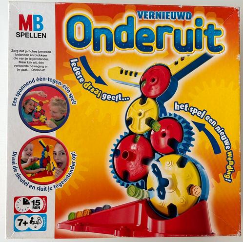 Gezelschapsspel Onderuit van MB COMPLEET, Hobby en Vrije tijd, Gezelschapsspellen | Overige, Zo goed als nieuw, Een of twee spelers