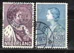 652 nvph 265-266 crisis zegels 1934 gebruikt zie scan, Postzegels en Munten, Postzegels | Nederland, Ophalen of Verzenden, T/m 1940