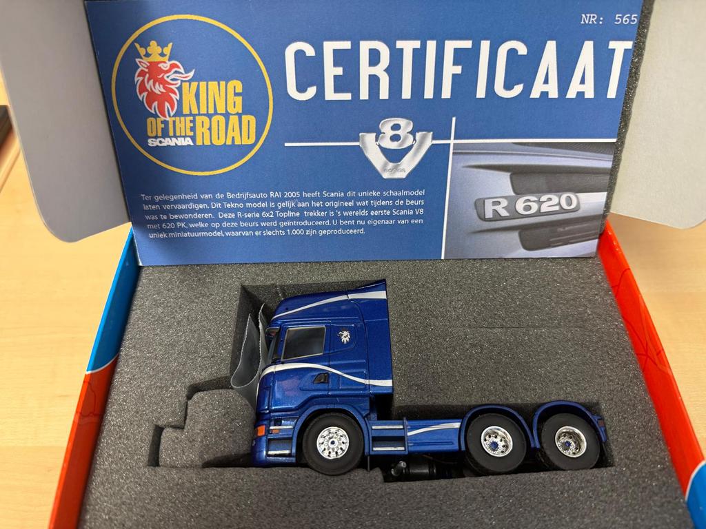 Tekno 1:50 King of the Road Scania R, Verzenden, Nieuw, Bus of Vrachtwagen, Tekno