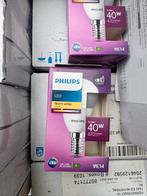 166x Philips LED Lampen E14 5.5W (40W) Warm Wit, 30 tot 60 watt, Led-lamp, E14 (klein), Nieuw