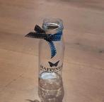 Decoratieve glazen fles met strik, Huis en Inrichting, Woonaccessoires | Vazen, Overige kleuren, Nieuw, Ophalen of Verzenden, Glas