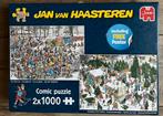 Jan v Haasteren puzzel 2x1000 st., Hobby en Vrije tijd, Denksport en Puzzels, Ophalen, 500 t/m 1500 stukjes, Zo goed als nieuw