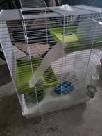 Dwerghamster huisje met spullen erbij, 46×29×58cm, Dieren en Toebehoren, Minder dan 60 cm, Kooi, Minder dan 75 cm, Ophalen of Verzenden