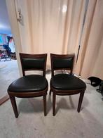 Twee Hutten originele eetkamer stoelen, Huis en Inrichting, Stoelen, Ophalen of Verzenden, Zo goed als nieuw, Hout, Twee