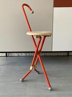 Vintage Italiaans design krukje "Ulisse" van Ivan Loss, Ophalen of Verzenden, Gebruikt, Overige materialen