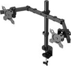 Monitorbeugel voor 2x 13-32 inch beeldschermen, Computers en Software, Monitoren, Ophalen of Verzenden, Zo goed als nieuw, Overige typen