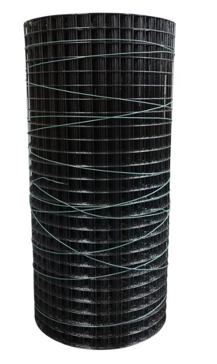 (M041) Kence Volieregaas 19x19mm 1,2mm 50cm 25m zwart, Tuin en Terras, Gaas en Draad, Zo goed als nieuw, Gaas, 20 meter of meer