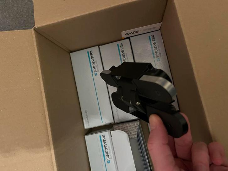 Simonswerk Tectus TE 340 3D Scharnieren - 9 stuks + Freesmal, Auto diversen, Handleidingen en Instructieboekjes, Ophalen