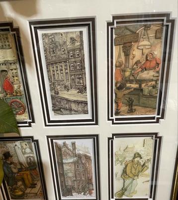 Anton Pieck Prenten in Lijst beschikbaar voor biedingen