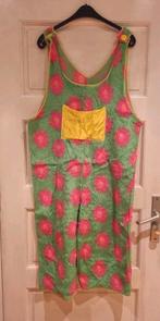Bloemetjes overall maat S- L  Carnaval, Maat 38/40 (M), Carnaval, Ophalen of Verzenden, Zo goed als nieuw