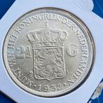 21/2 Gulden Zilver uit 1932 van Wilhelmina, Postzegels en Munten, Munten | Nederland, Verzenden, Zilver, Koningin Wilhelmina, Losse munt