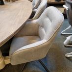 Eetkamerstoelen stof  draaibaar onderstel, Huis en Inrichting, Stoelen, Ophalen, Overige kleuren, Nieuw, Vijf, Zes of meer stoelen