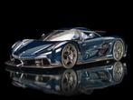 Koenigsegg Jesko 7273 Blue Carbon 1:18 FrontiArt Pre-Order, Hobby en Vrije tijd, Modelauto's | 1:18, Ophalen of Verzenden, Nieuw