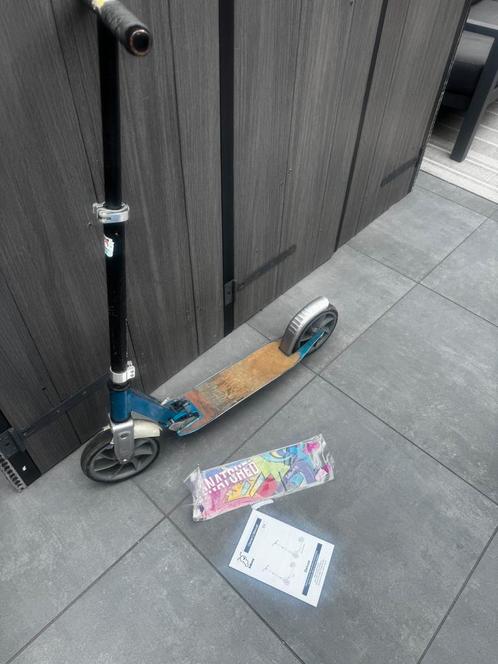 JD Bug Smart Blue Step 7+ - incl nieuw voetenbed anti slip, Fietsen en Brommers, Steps, Gebruikt, Gewone step, Ophalen of Verzenden