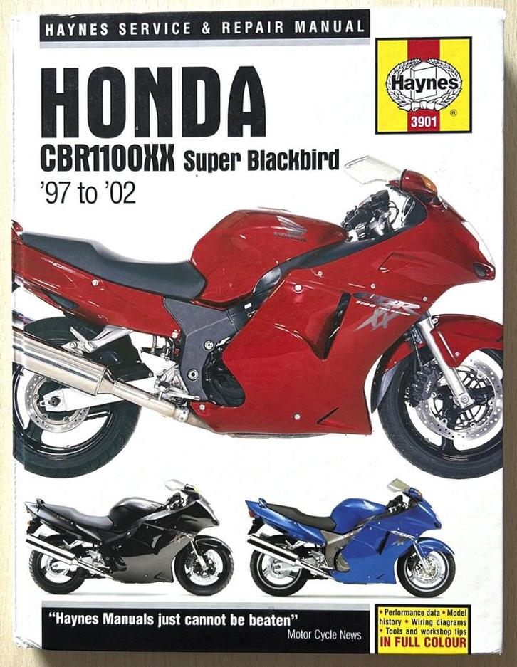 Haynes CBR1100XX Blackbird Service Repair Manual 97-02, Motoren, Handleidingen en Instructieboekjes, Honda, Ophalen of Verzenden