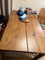 IKEA MÖRBYLÅNGA Table, oak veneer brown stained, 140x85 cm., Huis en Inrichting, Tafels | Eettafels, Ophalen of Verzenden, Zo goed als nieuw