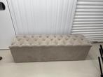Luxe gecapitonneerde opbergbank - Zo goed als nieuw!, Ophalen, 125 cm of meer, Zo goed als nieuw, Stof