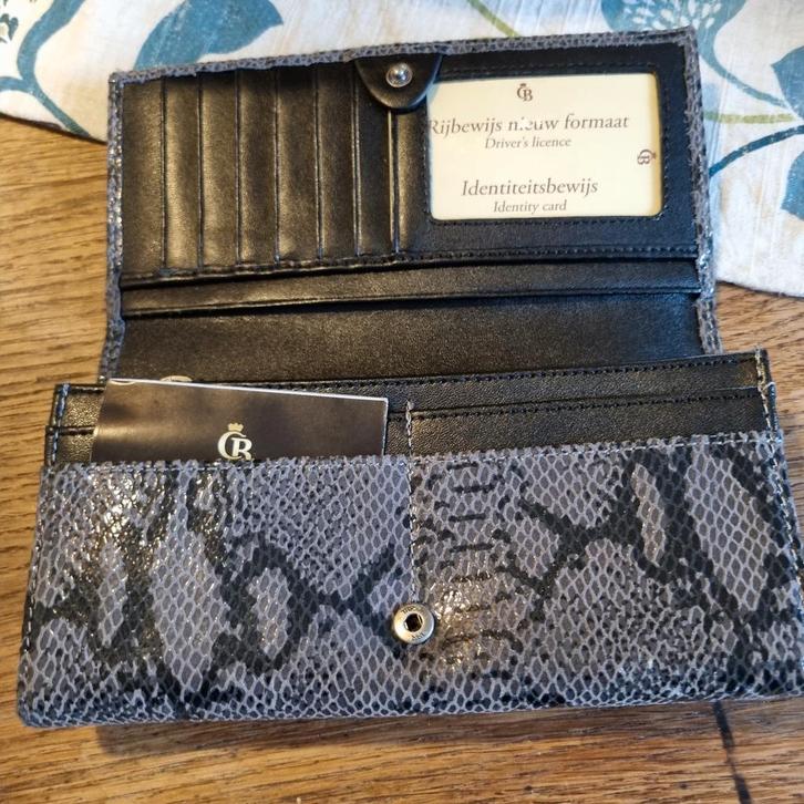 Vintage Casteleijn &Beerens Dames Portemonnee, Sieraden, Tassen en Uiterlijk, Portemonnees, Nieuw, Overige merken, Zwart, Leer