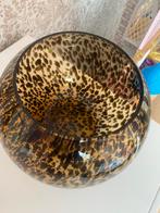 Panter vaas rond, Huis en Inrichting, Woonaccessoires | Vazen, Ophalen, Overige kleuren, Minder dan 50 cm, Glas