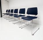 Donkerblauwe Matrix Krueger stoel van Thomas Tolleson, Minder dan 50 cm, Gebruikt, Minder dan 75 cm, Design