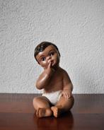 KLEIN Vintage Beeldje Baby Jongen 12 cm Pianobeeldje ?, Ophalen of Verzenden