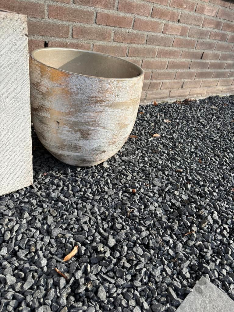 Binnen bloempot, Tuin en Terras, Bloempotten, Ophalen, Rond, Binnen, Zo goed als nieuw