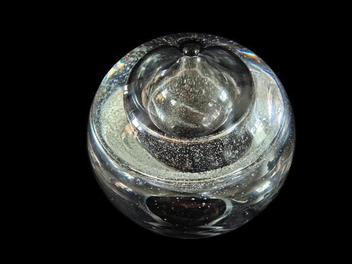 Prachtige vintage mondgeblazen Kosta Boda design galaxy vaas, Huis en Inrichting, Woonaccessoires | Overige, Gebruikt, Ophalen of Verzenden