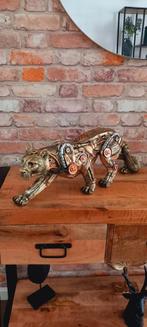 Steampunk:Grote 56cm Panter Beeld🌹SALE🌹, Verzamelen, Ophalen of Verzenden, Nieuw, Dier