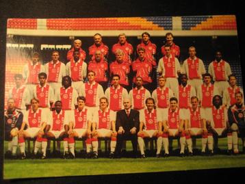 Fotokaart van Ajax seizoen 1997-1998 beschikbaar voor biedingen