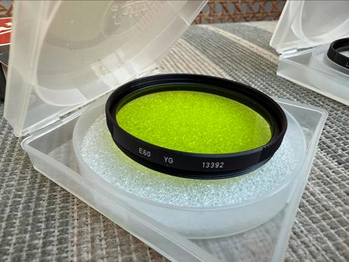 Nieuwstaat Leica 13392 E60 Yellow Green Filter Noctilux, Audio, Tv en Foto, Fotografie | Filters, Zo goed als nieuw, 60 tot 70 mm