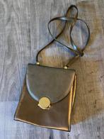 Vintage gouden leren damestas schoudertasje tas design boho, Sieraden, Tassen en Uiterlijk, Tassen | Damestassen, Ophalen of Verzenden