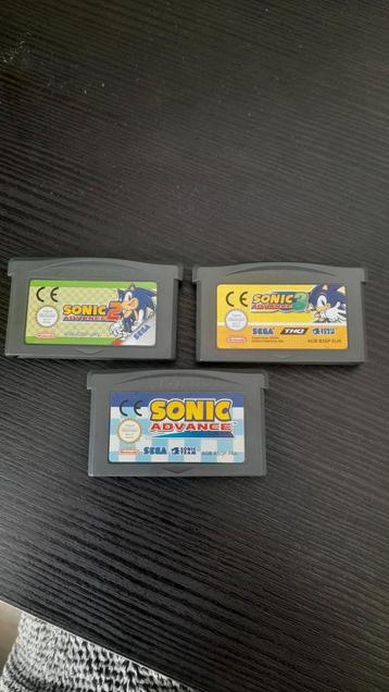 Sonic Advance 1, 2 & 3 - Game Boy Advance beschikbaar voor biedingen