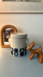 Vintage Franse gres pot voor uitjes tafelzuur, Huis en Inrichting, Keuken | Servies, Ophalen of Verzenden, Zo goed als nieuw, Overige stijlen
