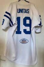 Vintage NFL Johnny Unitas #19 shirt / jersey, USA, Wit, Overige maten, Ophalen of Verzenden