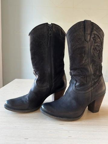 Jimmy choo cowboylaarzen, maat 38, zwart beschikbaar voor biedingen