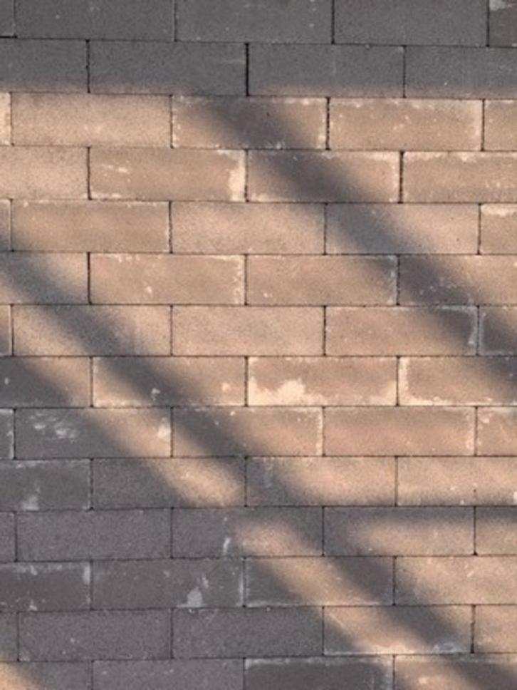 GeoCotto dikformaat donker Bruin, restpartij ca.195m2, Tuin en Terras, Tegels en Klinkers, Nieuw, Klinkers, Beton, 10 m² of meer