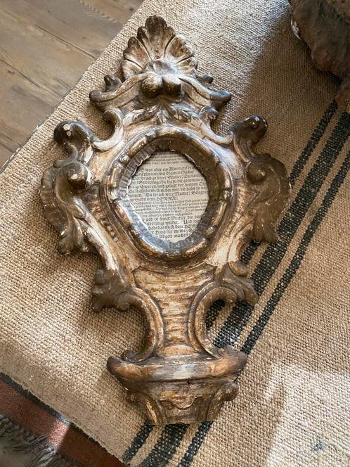 Antieke houten monstrans, Antiek en Kunst, Curiosa en Brocante, Ophalen of Verzenden