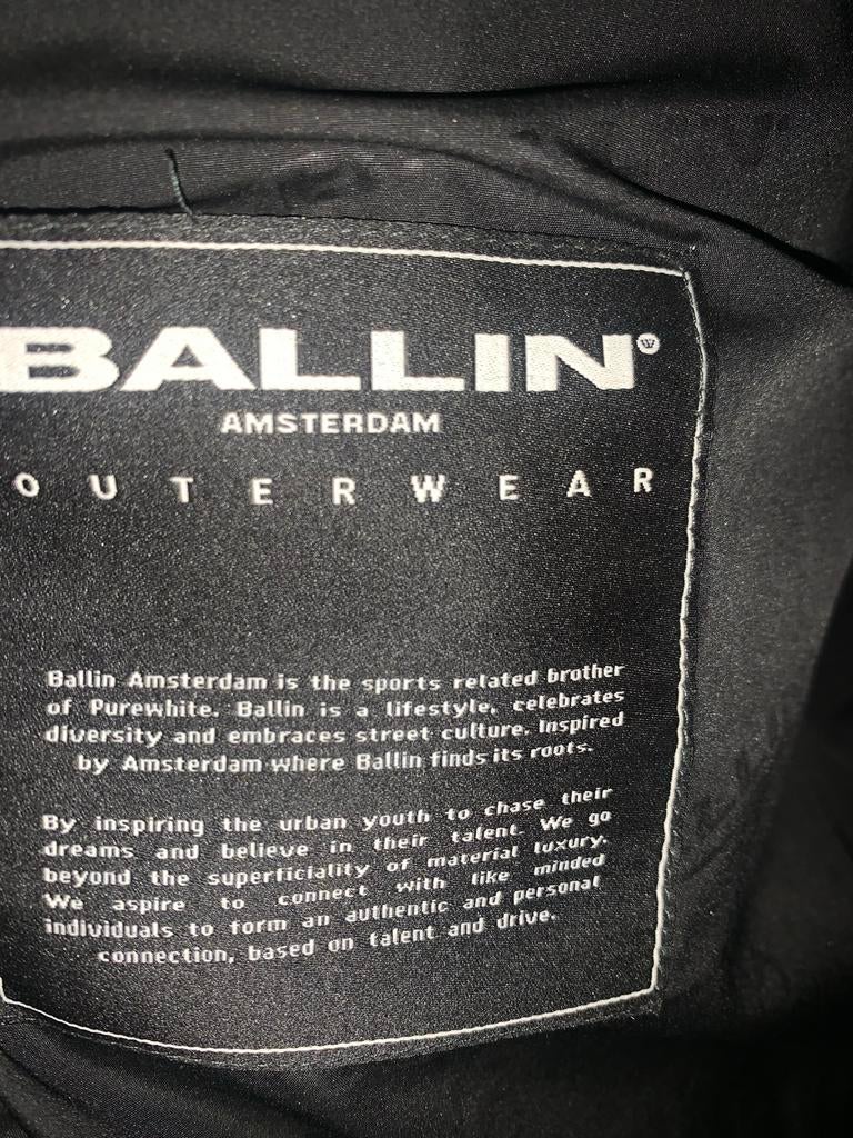 Ballin Amsterdam Puffer Jacket - Beige  maat L zgan, Ophalen of Verzenden, Zo goed als nieuw, Maat 48/50 (M), Beige