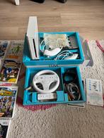 Nintendo Wii met 2 controllers en veel spellen, Spelcomputers en Games, Spelcomputers | Nintendo Wii, Ophalen, Gebruikt, Met 2 controllers