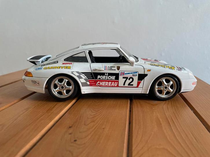 Schaalmodel Porsche Rally - Le Mans 1998, Hobby en Vrije tijd, Modelauto's | 1:18, Gebruikt, Auto, Overige merken, Ophalen of Verzenden